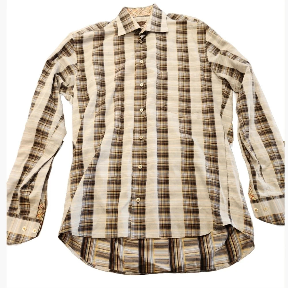 Patrick James RESERVE size Medium long sleeve button-up